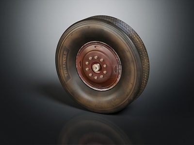 Modern tires old tire wheels Volkswagen wheels 3d model