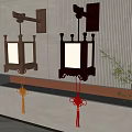 Wall lamp combination 3d model