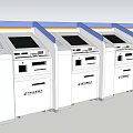 Modern all-in-one bank intelligent all-in-one machine 3d model