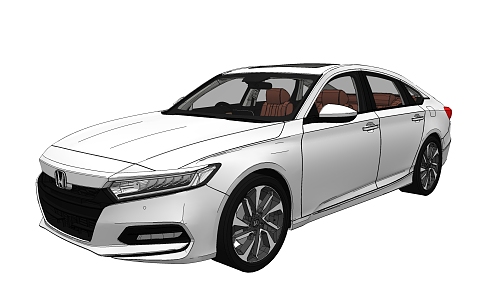 Hyundai Honda Accord 3d model