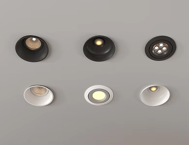 Modern Downlight Spotlight Track-type Magnetic Light Spotlight Downlight 3d model