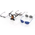 Assorted Daily Eyewear Collection with Stylish Sunglasses and Colorful Frame Options