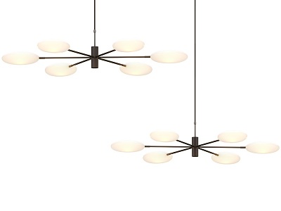 Salon multi-ball glass chandelier 18w model