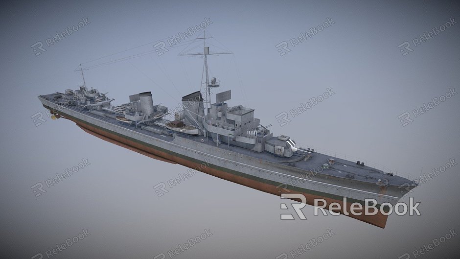 weapon ship landing ship model