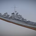 weapon ship landing ship 3d model