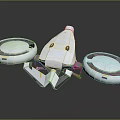 Modern Drones Sci-Fi Drones 3d model