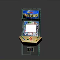 Ghostbusters Arcade Machine With Coin Slot Joysticks Buttons And Screen