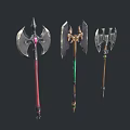 Game Weapon stylized weapon Tomahawk 3d model