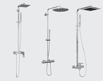 Modern Shower 3d model