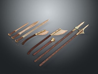 Officer Sword Long Sword Sheath Sword Samurai Sword Samurai Sword Accessories Soldier Sword Knight Sabre 3d model