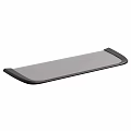 Practical Kitchen Cleaning Mat with Gray Surface and Black Edge for Daily Dishwashing Use
