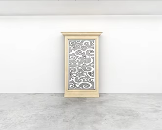 Carved partition 3d model