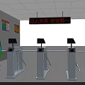 Construction Site Entrance Security Gates With Safety First Management And Worker Access Control