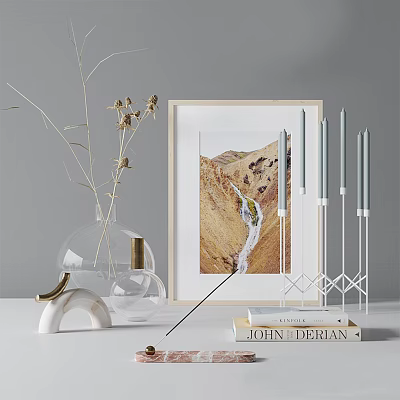 Modern Ornaments Combination Decorations Ornaments 3d model