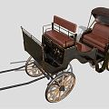 Vintage carriage 3d model