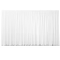 White Pleated Curtains For Home Decor With Lightweight Fabric And Elegant Design
