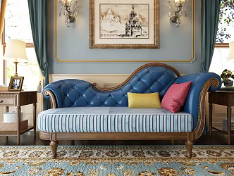 American chaise longue 3d model