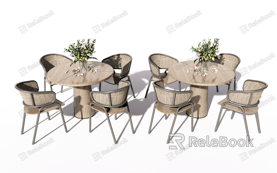 Modern Outdoor Table and Chair Outdoor Leisure Table and Chair model