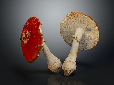 Modern Amanita of Amanita 3d model