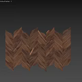 Herringbone Pattern Wooden Floor Made Of Natural Hardwood With Classic Look
