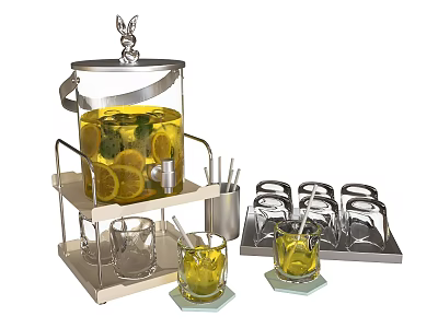 Modern Glassware Rabbit Drinking Utensil 3d model Modern Glassware Rabbit Drinking Utensil 3d model