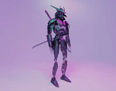 Modern Robot Ninja 3d model