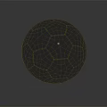 Shiny Golden Soccer Ball Sports Equipment With Hexagonal Texture For Matches