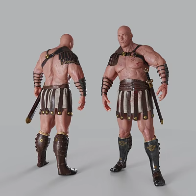 Roman Soldier Roman Warrior Game CG Figure Game Roman Figure Gladiator Game Man CG Man CG Soldier Classical Soldier 3d model