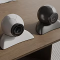 Modern security surveillance camera spherical camera monitor 3d model