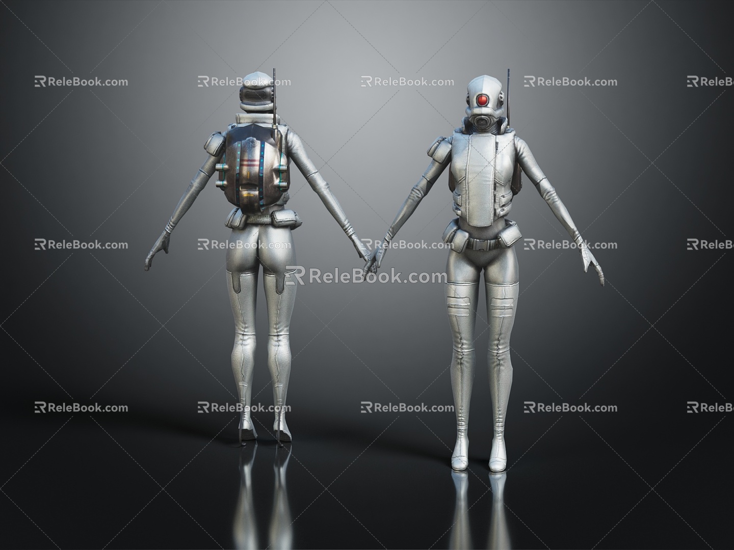 Modern robot alien alien equipment 3d model