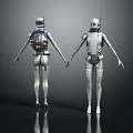 Modern robot alien equipment 3d model