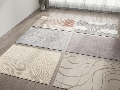 Modern Square Carpet model