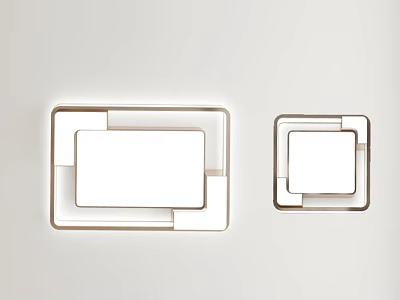 Modern Minimalist Ceiling Lights With Sleek Design In Two Sizes 3d model