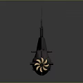 Modern Submarine With Sleek Metal Hull Conning Tower And Rear Propeller