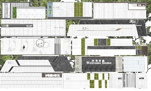 Landscape Wall Enclosure 3d model