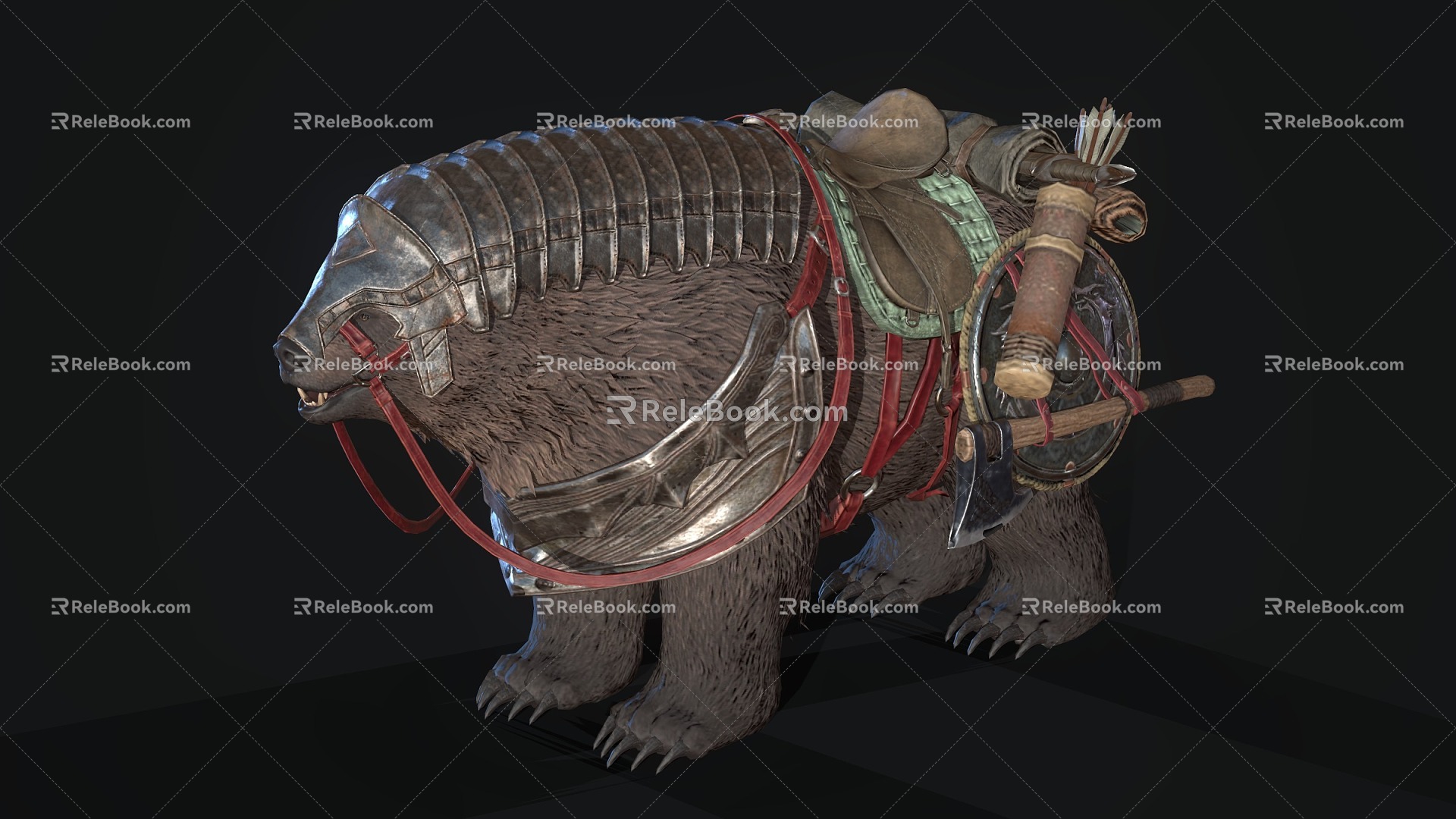 Bear Grizzly 3d model