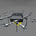 Intelligent Machine Drone With Multi Rotor Design And Efficient Transportation Capacity