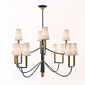 chandelier visual comfort TOB5017BZ HABNP 3d model