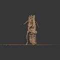 Modern Skeleton Dinosaur Skeleton 3d model