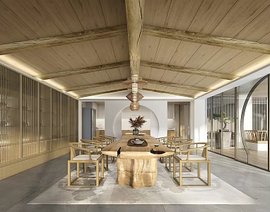 New Chinese Teahouse 3d model