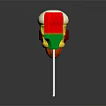 Colorful Lollipops With Various Shapes And Vibrant Colors On Black Background With Reflections