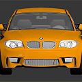 Yellow BMW M3 Coupe With Sporty Design And Black Alloy Wheels