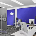 Modern Studio Recording Studio 3d model
