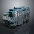 Armored Military Vehicle With Multi Wheeled Chassis And Tactical Design Features