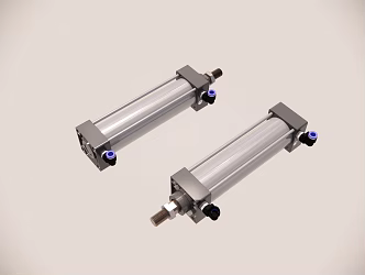 Cylinder movement length 150 3d model
