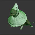 Playful Dog With White Cone Headgear And Body Wrap On Dark Background