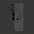 Vintage Metal Locker With Six Doors And Industrial Ventilation Slots Design