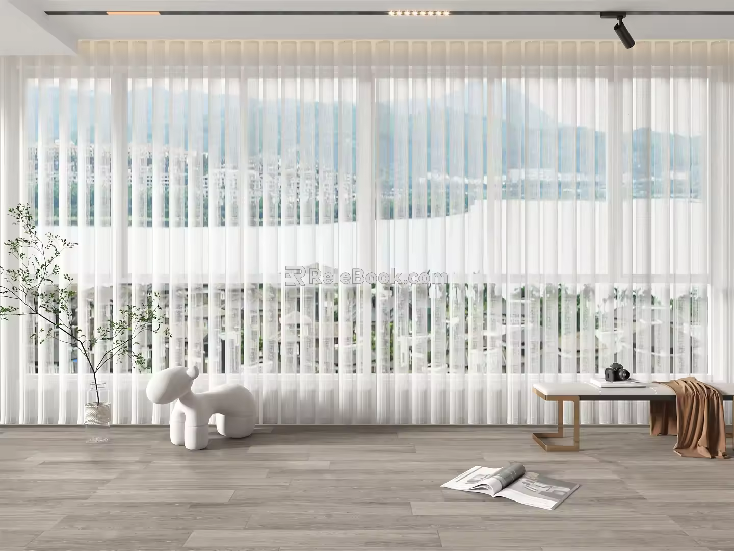 Modern venetian blinds 3d model
