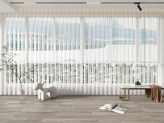 Modern venetian blinds 3d model