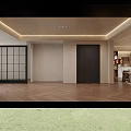 Warm Vintage Style Living And Dining Room With Soft Sofa And Elegant Natural Wooden Furniture